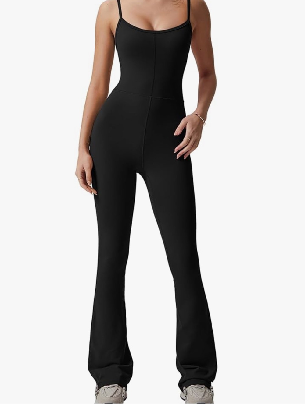 ❤️‍🩹 Qinsen Spaghetti Strap Tank Jumpsuit Romper Medium